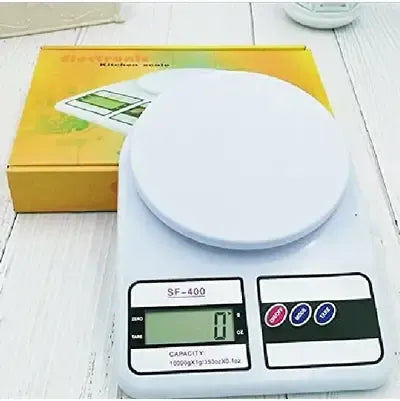 Digital Kitchen Food Scale SF-400 – Imported Stainless Steel Weighing Machine with LCD Display | Grams & Ounces for Baking, Cooking, Keto & Meal Prep