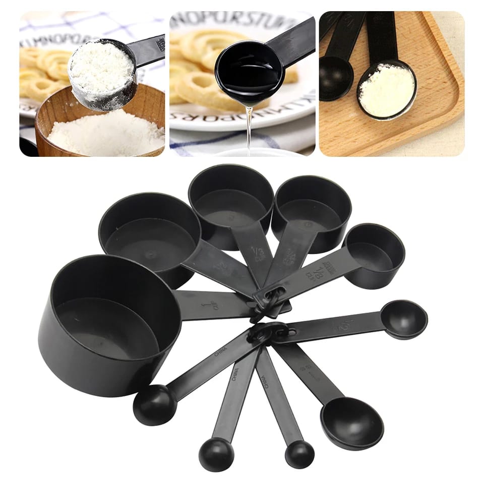10-piece kitchen measuring spoon set for accurate baking and cooking, ideal for spices, flour, sugar, and liquids