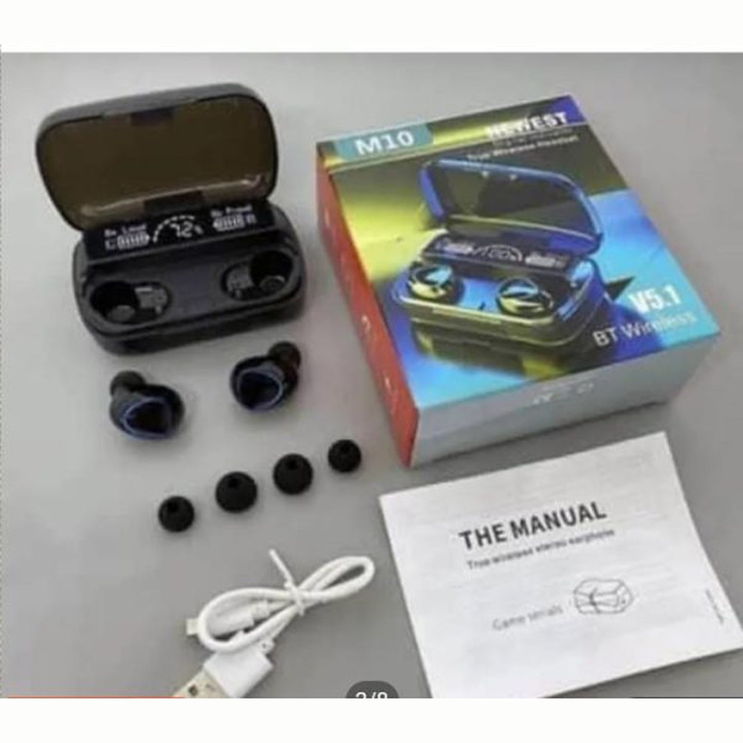 Wireless Freedom with M10 Bluetooth Earbuds & Headphones - Premium Sound Quality On-the-Go!