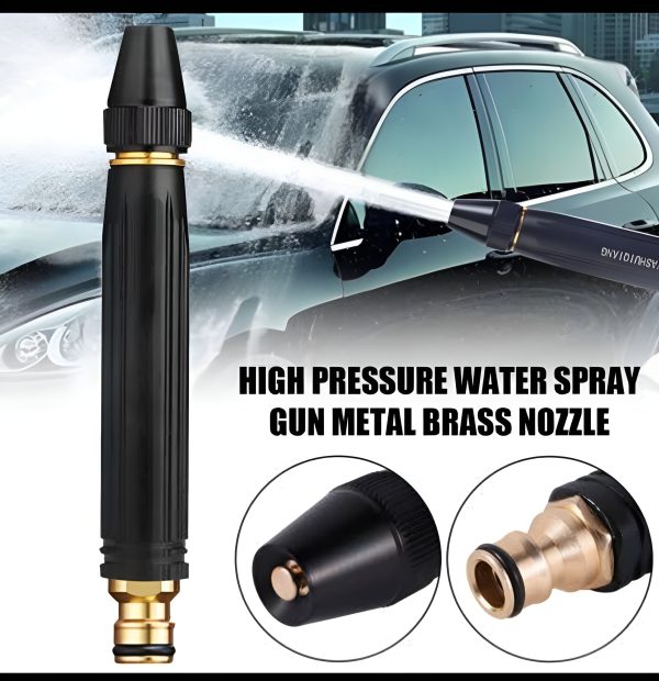 Multifunctional Metal Hose Nozzle | Perfect for Watering Flowers, Washing Glass, & Car Cleaning!