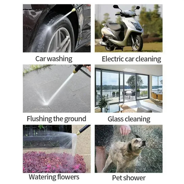 Multifunctional Metal Hose Nozzle | Perfect for Watering Flowers, Washing Glass, & Car Cleaning!
