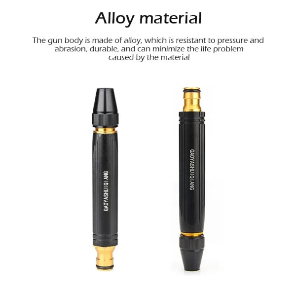Multifunctional Metal Hose Nozzle | Perfect for Watering Flowers, Washing Glass, & Car Cleaning!