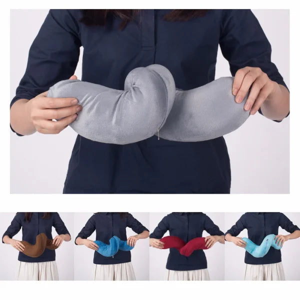 Luxurious U-Shaped Travel Neck Pillow | Super Soft, Ultra Comfortable | (Random Color)