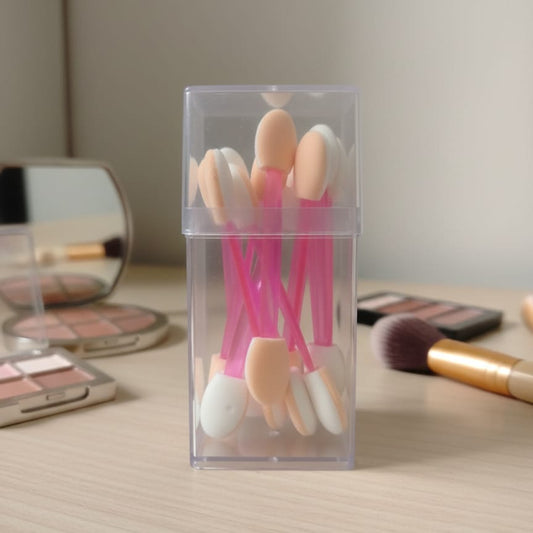 10PCS Eyeshadow Blending Brush Set for professional eye makeup, soft bristles, random colors, lightweight and travel-friendly