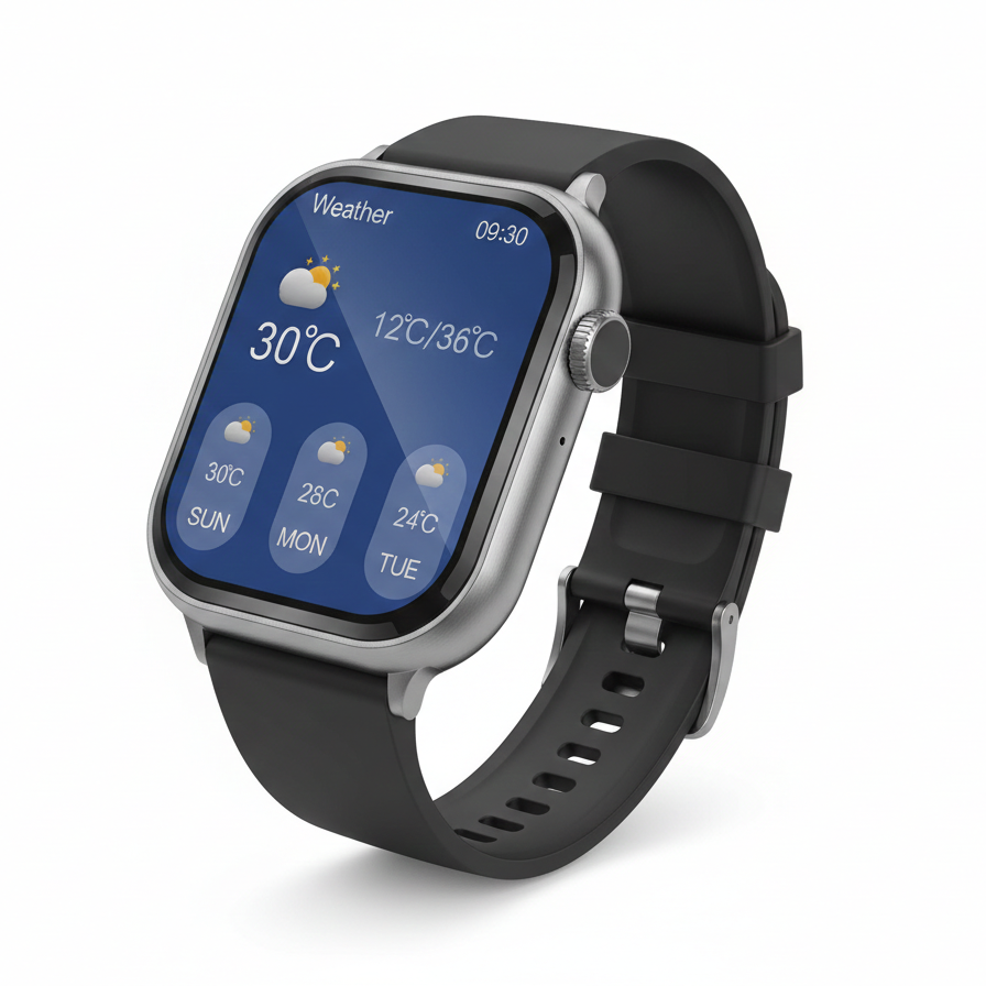 Crown XT30 Series 11 (7+1) Smart Watch  HD display, Bluetooth calling, advance health tracking, multi-strap combo smartwatch