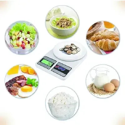 Digital Kitchen Food Scale SF-400  – Imported Stainless Steel Weighing Machine with LCD Display | Grams & Ounces for Baking, Cooking, Keto & Meal Prep