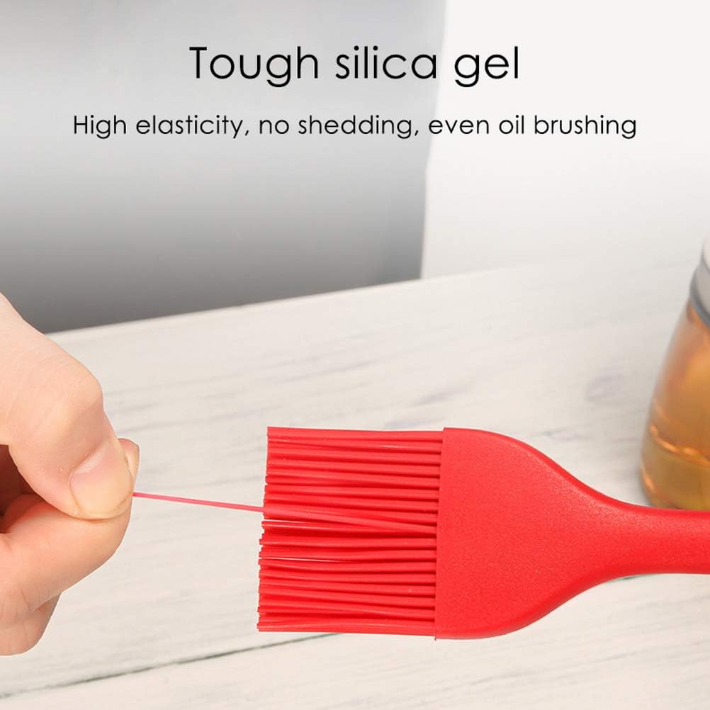 Food-Grade Silicone Oil Brush (1 Pc) – Heat Resistant BBQ & Baking Basting Brush for Spreading Oil, Butter & Sauce | Kitchen Cooking Tool (Random Color)