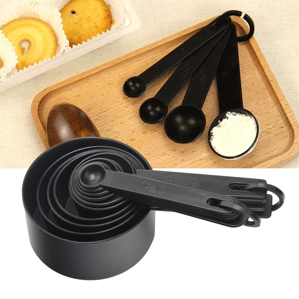 10-piece kitchen measuring spoon set for accurate baking and cooking, ideal for spices, flour, sugar, and liquids