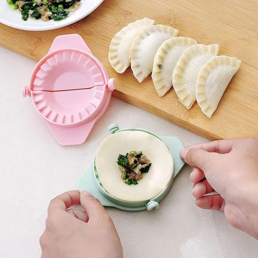 Samosa and dumpling maker dough press mold with flip seal design for perfect homemade pastries and snacks