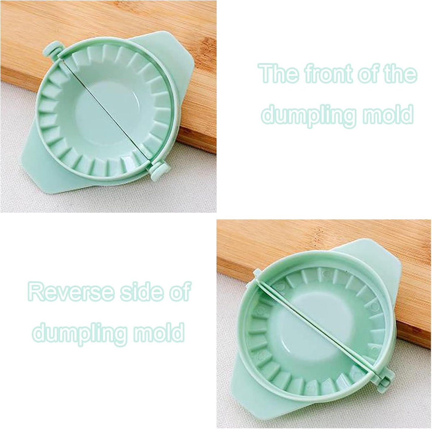 Samosa and dumpling maker dough press mold with flip seal design for perfect homemade pastries and snacks