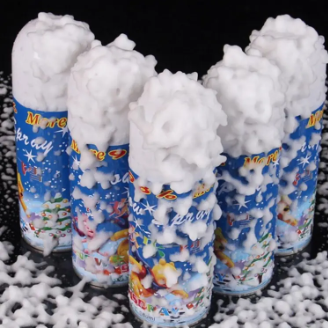 Party snow spray foam, festive celebration spray for birthdays, weddings, New Year, and fun event decorations.