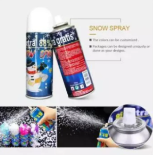 Party snow spray foam, festive celebration spray for birthdays, weddings, New Year, and fun event decorations.