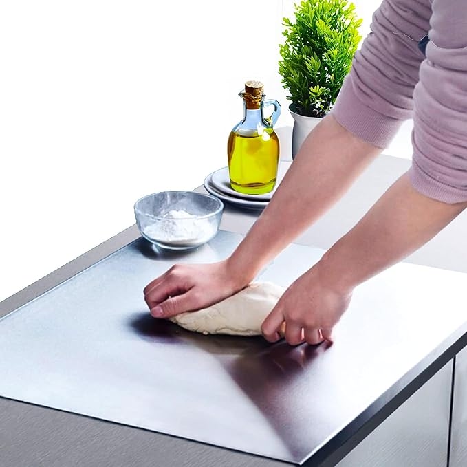 Premium 304 Stainless Steel Cutting Board Ð durable, hygienic, non-slip, and easy-to-clean for daily kitchen use