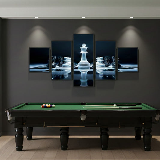 5PCS Wooden Sticky Wall Frames 16x40 Inch, peel & stick, modern nail-free design for photos, art, or dŽcor display