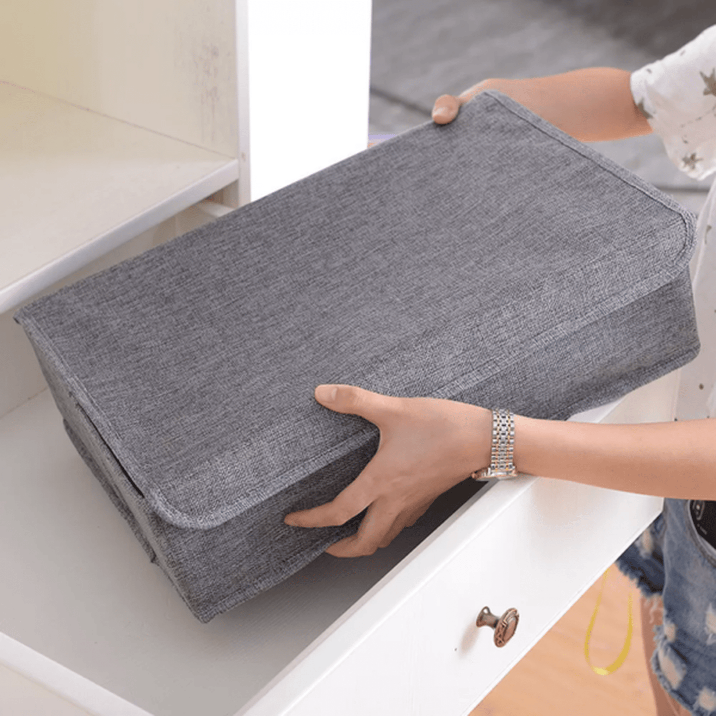 Ultimate Drawer Organizer: 24-Cell Collapsible Closet Solution for Socks, Ties, Handkerchiefs, Underwear, Belts and More!
