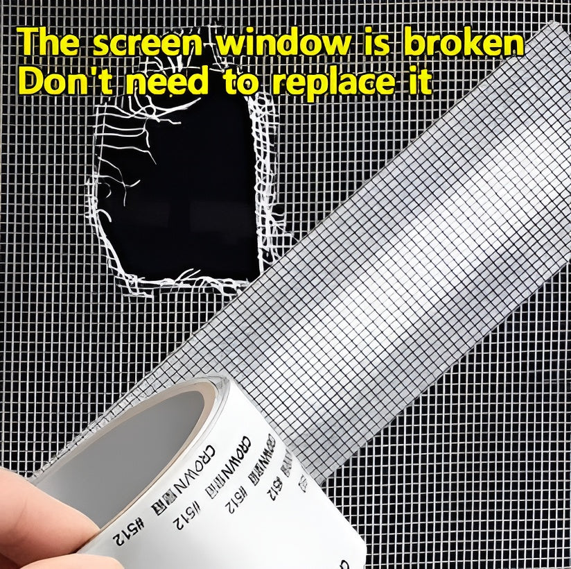 2 meter mesh window screen repair tape with strong self adhesive fiberglass patch for fixing torn window and door screens indoors or outdoors