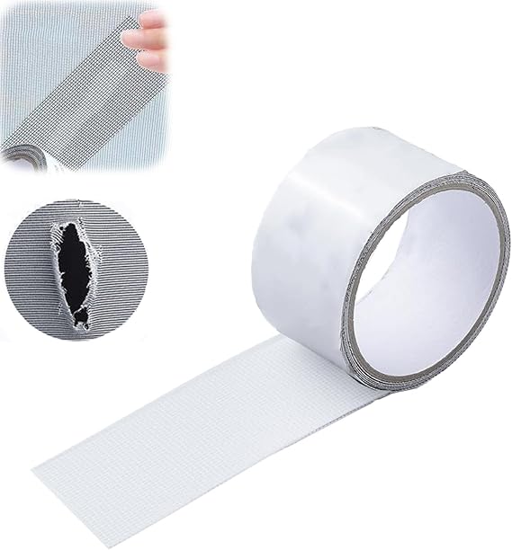 2 meter mesh window screen repair tape with strong self adhesive fiberglass patch for fixing torn window and door screens indoors or outdoors
