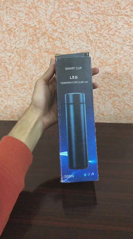 Smart LED Temperature Display Water Bottle – Stainless Steel Vacuum Insulated Thermo Flask (Random Color)